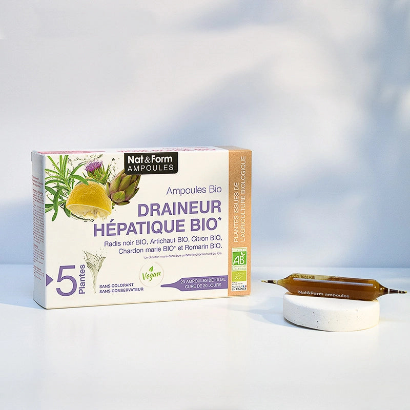 Ampoules Draineur hépatique bio