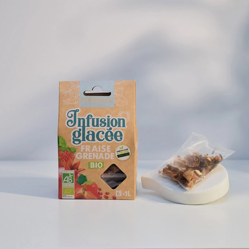 Infusion glacée bio Fraise Grenade
