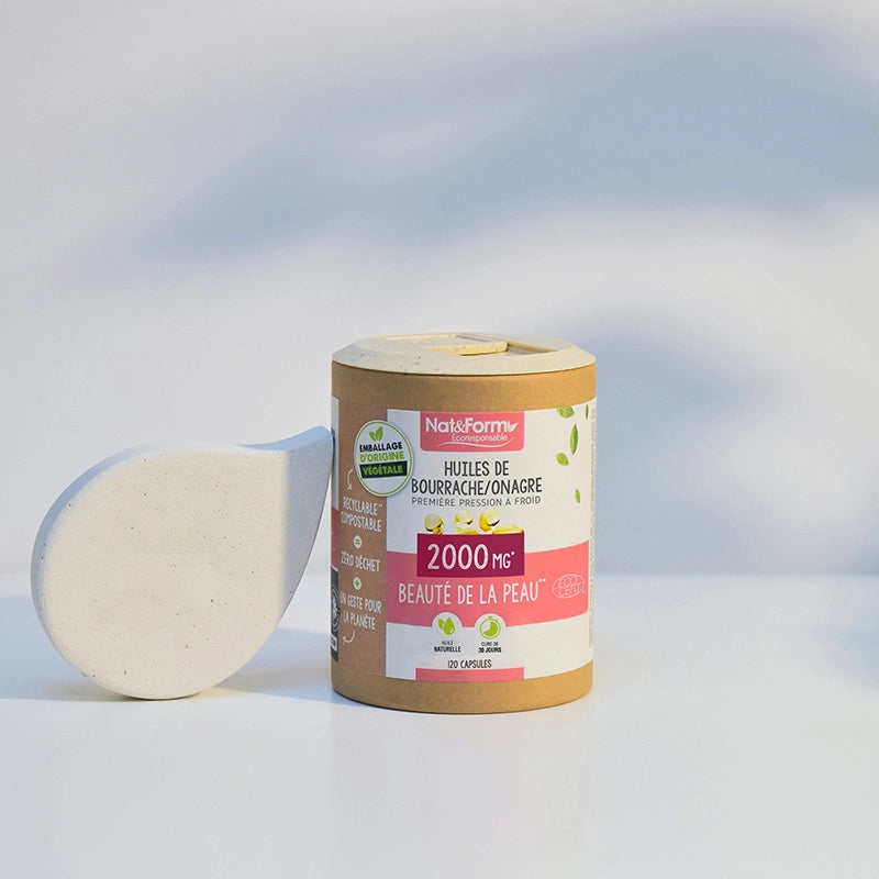 Huiles de bourrache/onagre Ecocert en capsules