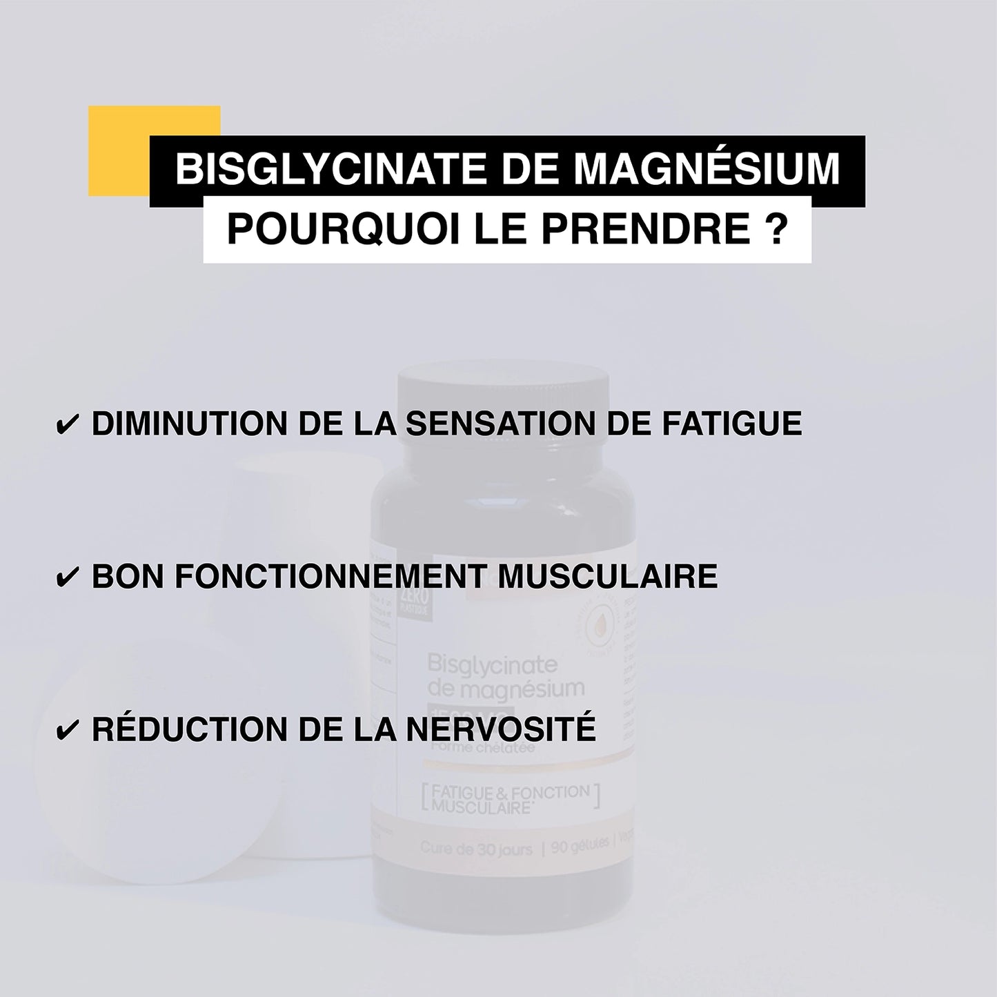 Bisglycinate de magnésium en gélules
