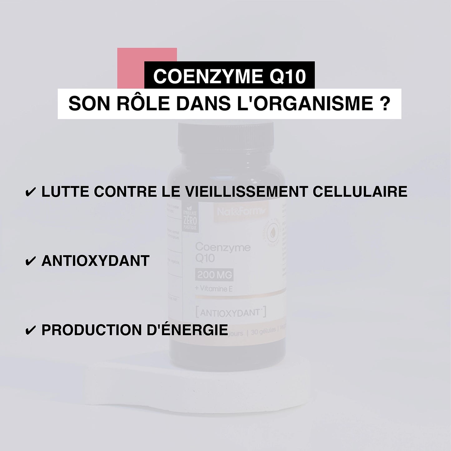 Coenzyme Q10 en gélules