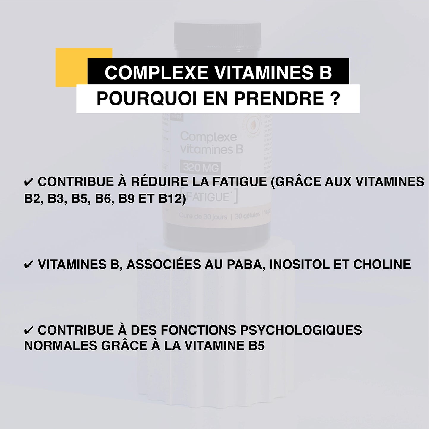 Complexe vitamines B en gélules