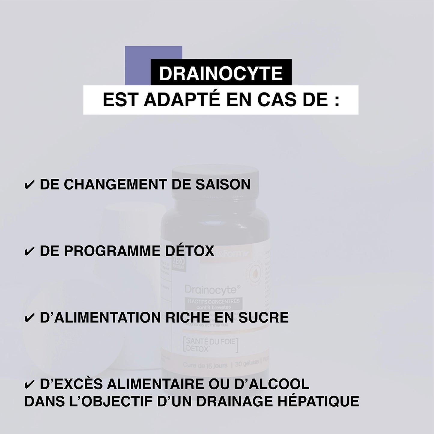 Drainocyte en gélules