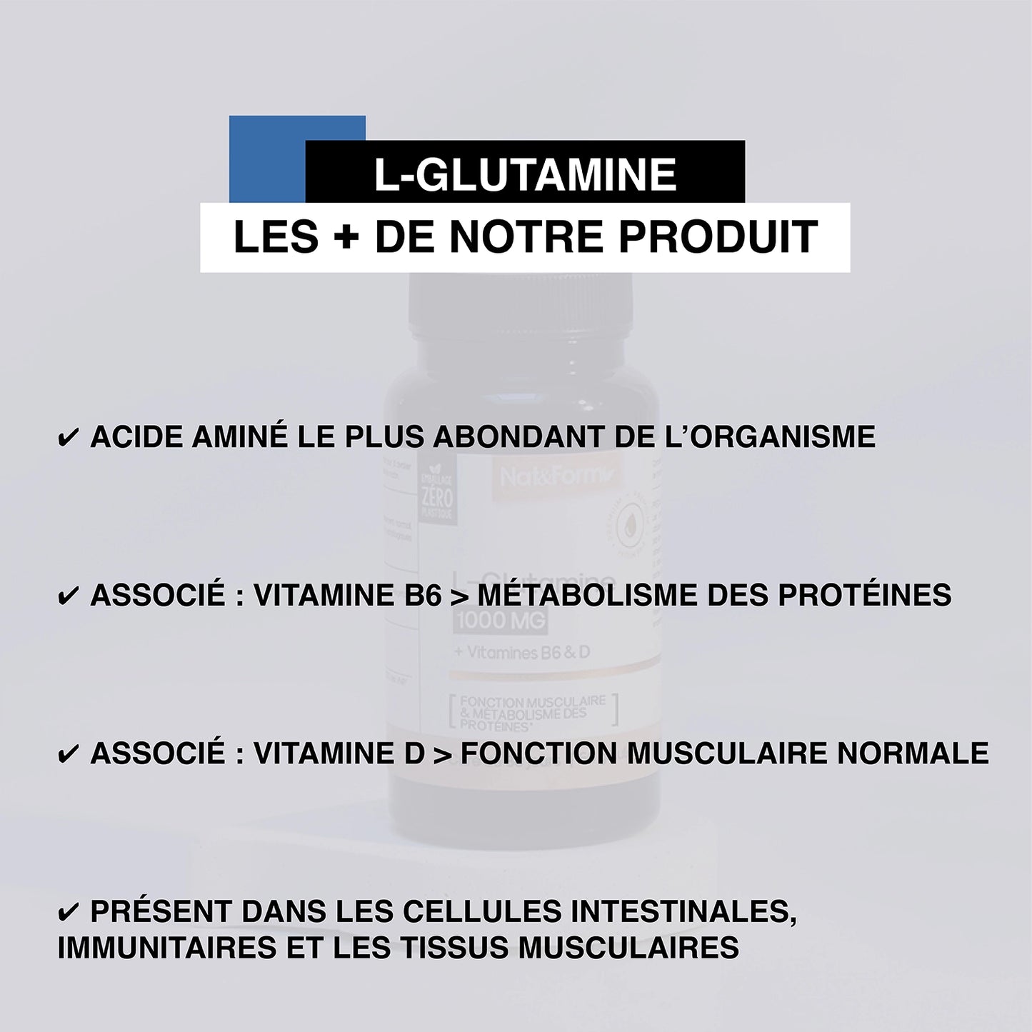 L-Glutamine en gélules