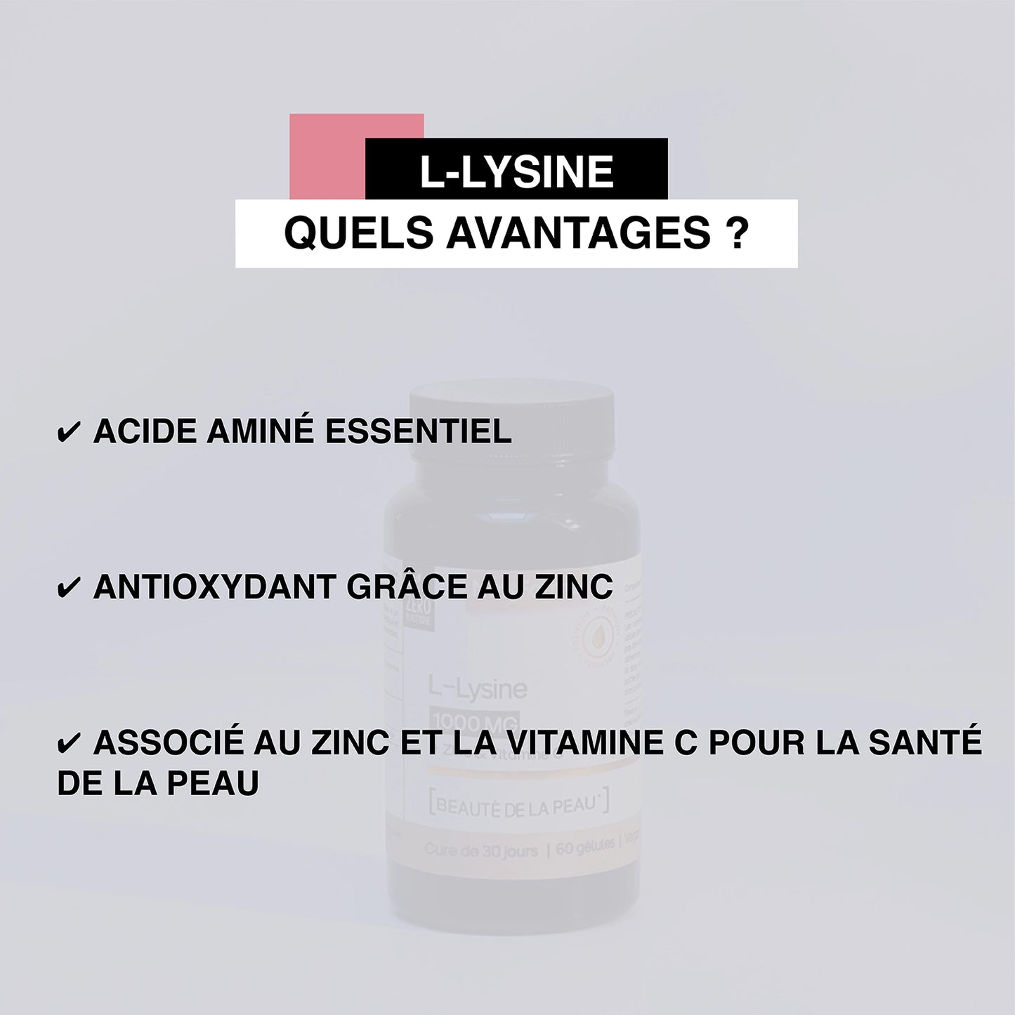 L-Lysine en gélules