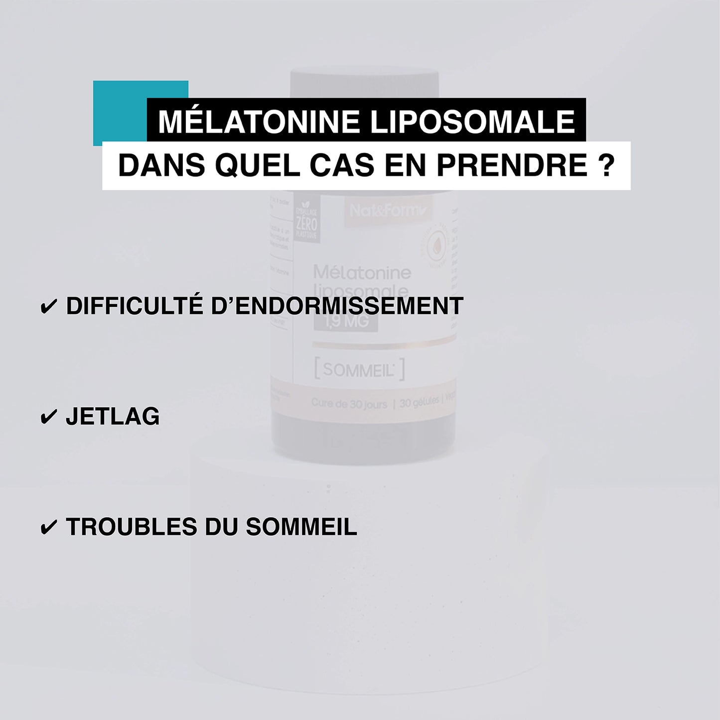 Mélatonine liposomale en gélules