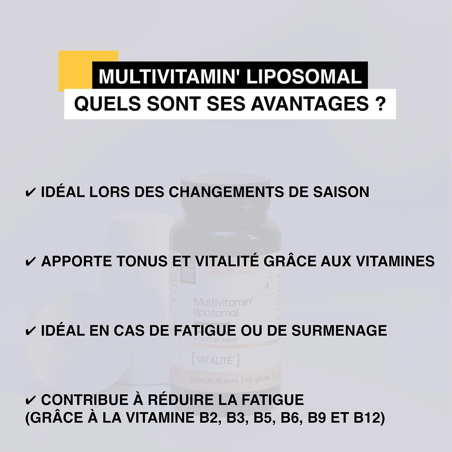 Multivitamin' liposomal en gélules