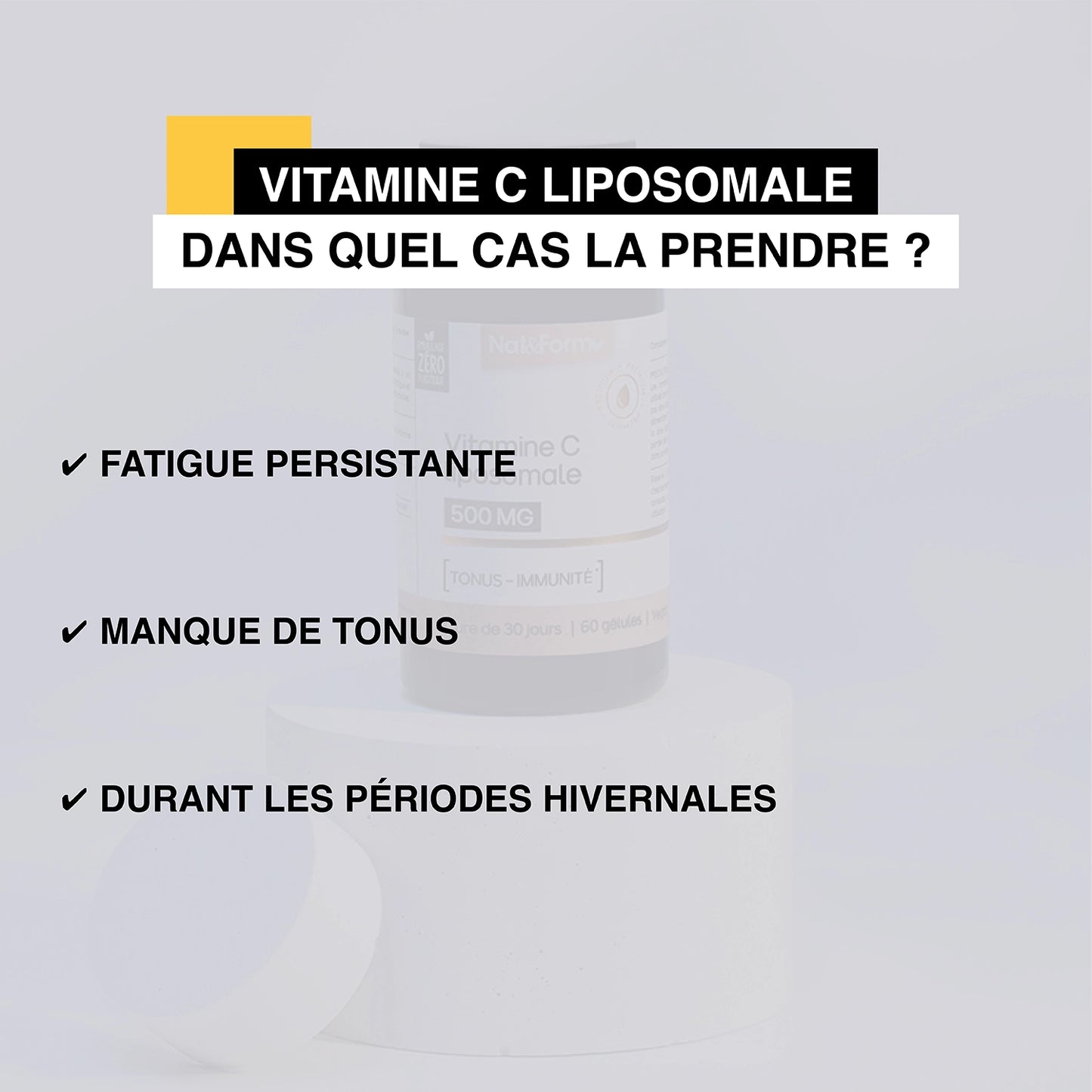 Vitamine C liposomale en gélules