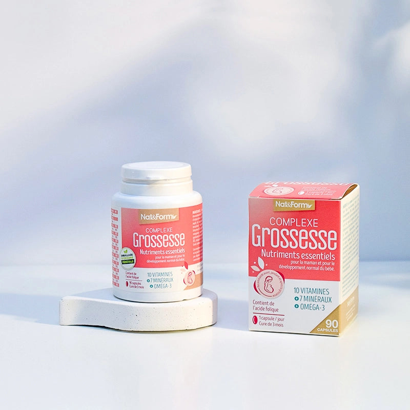 Gélules complexe grossesse - Compléments alimentaires Nat&Form
