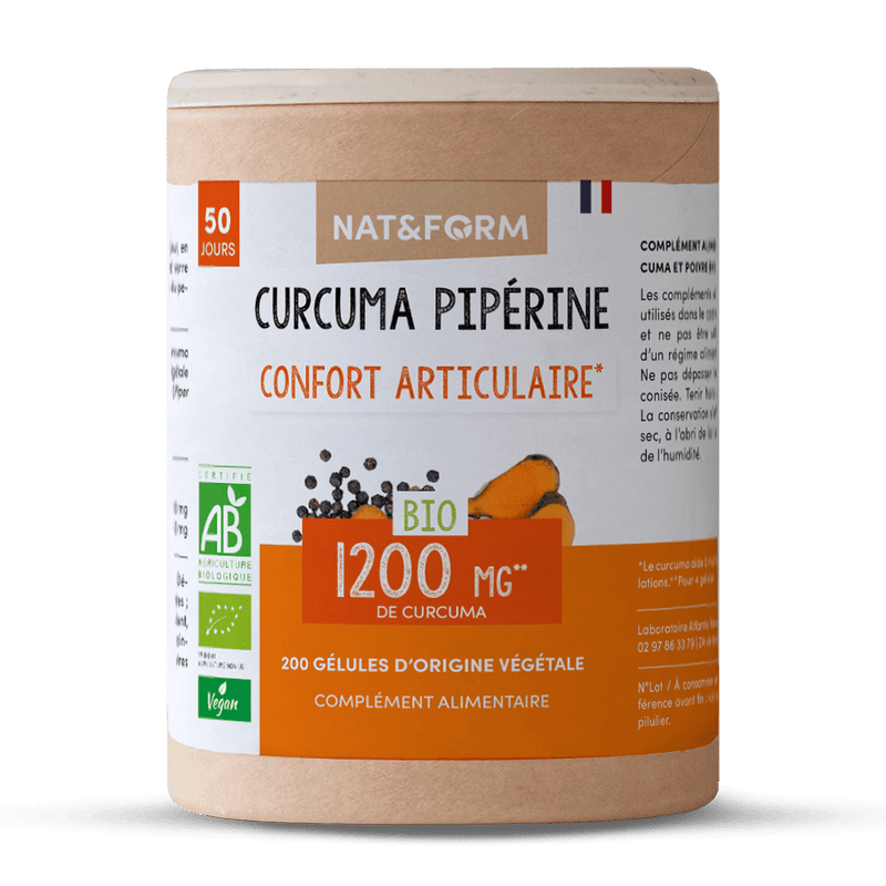 Curcuma pipérine Bio en gélules
