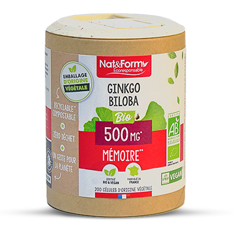Ginkgo biloba Bio en gélules