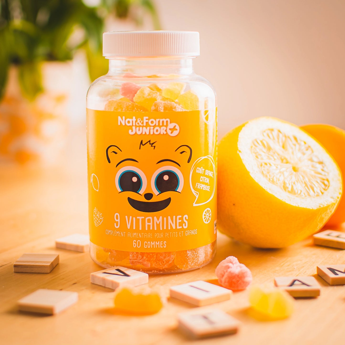 Complément alimentaire gummies enfants 9 vitamines tonus et vitalité