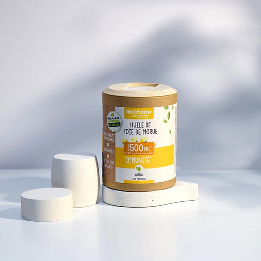 Huile de foie de morue en capsules