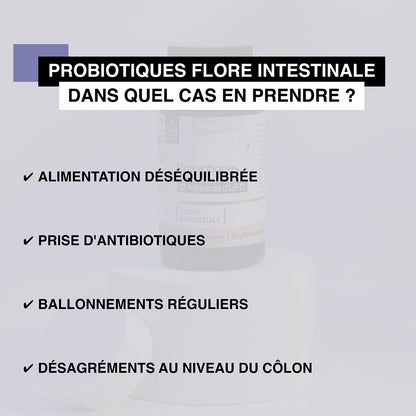 Probiotiques [flore intestinale] en gélules